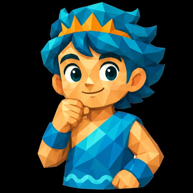 Poseidon thinking about a word
